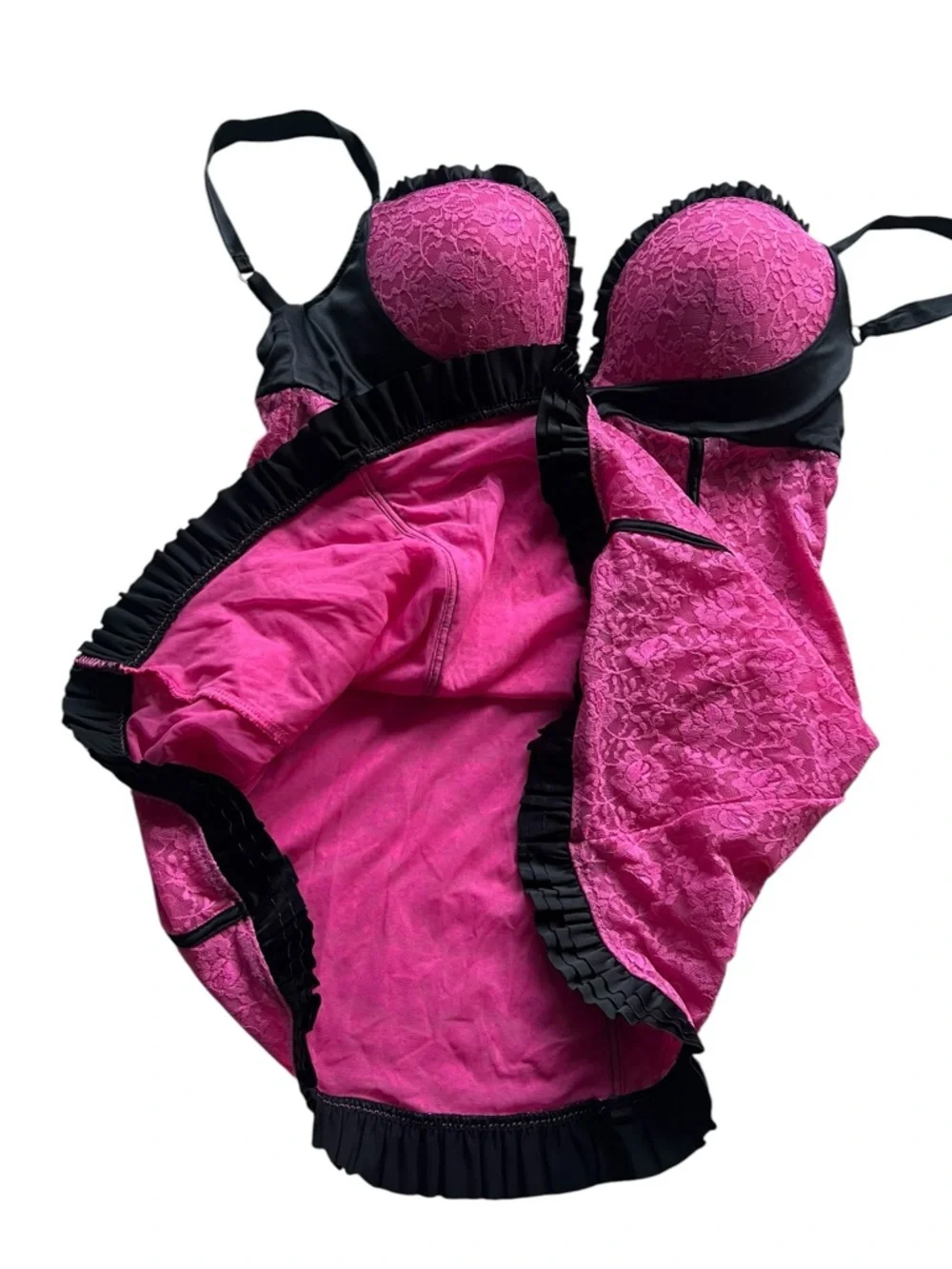 La Senza Pink Lace Chemise Babydoll Langerie
Size M - Picture 3 of 10